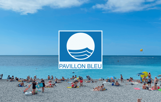 Les plages Pavillon Bleu à Nice